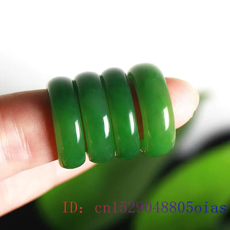 Natural Green Hetian Jade Ring - Men'S Fashion Rings recensie en prijs