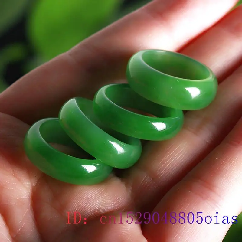 Natural Green Hetian Jade Ring - Men'S Fashion Rings recensie en prijs